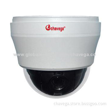 Megapixel HD Mini IP PTZ Camera, 20p, 10x Optical Focus, 256 Presets H.264 12V/A